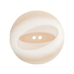 Italian Ivory 2-Hole Plastic Button – 44L/28mm Italian Ivory 2-Hole Plastic Button – 44L/28mm