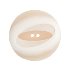 Italian Ivory 2-Hole Plastic Button – 44L/28mm Italian Ivory 2-Hole Plastic Button – 44L/28mm
