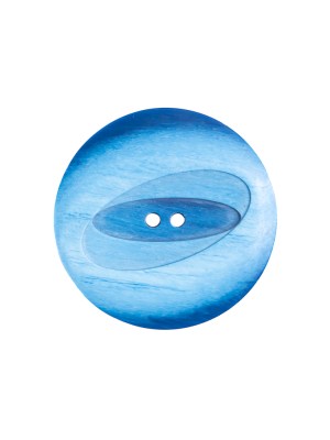 Italian Blue 2-Hole Plastic Button – 36L/23mm Italian Blue 2-Hole Plastic Button – 36L/23mm
