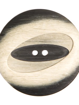 Italian Greaige and Charcoal Plastic Button – 54L/34mm Italian Greaige and Charcoal Plastic Button – 54L/34mm