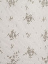 Beaded Lace – Silver Floral Beaded Lace – Silver Floral