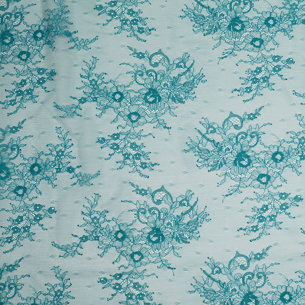 Chantilly Lace – Capri Breeze Blue Floral Chantilly Lace – Capri Breeze Blue Floral