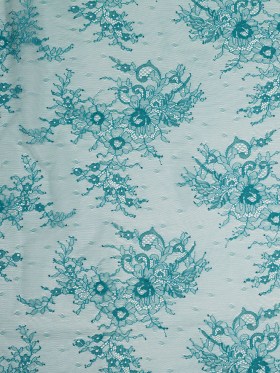 Chantilly Lace – Capri Breeze Blue Floral Chantilly Lace – Capri Breeze Blue Floral