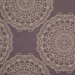 Chocolate and Gold “Doilies” Satin Jacquard Chocolate and Gold “Doilies” Satin Jacquard