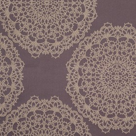Chocolate and Gold “Doilies” Satin Jacquard Chocolate and Gold “Doilies” Satin Jacquard