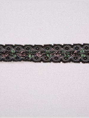 1″ Black Fine Lace 1″ Black Fine Lace