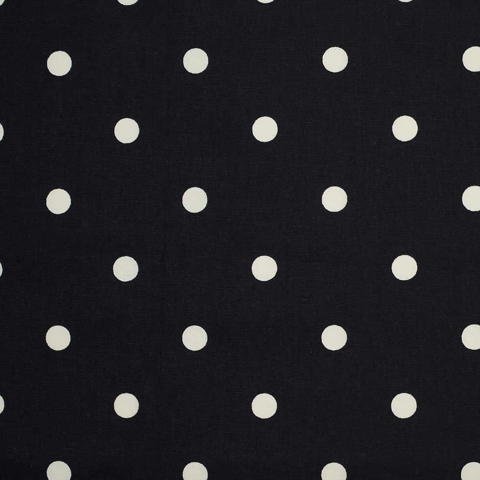 Licorice Cotton Canvas Polka Dots Licorice Cotton Canvas Polka Dots