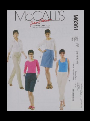 McCall’s Bottom Pattern M6361 Size FF McCall’s Bottom Pattern M6361 Size FF