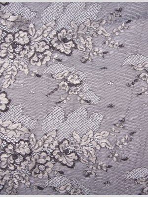 14″ Black Floral Lace 14″ Black Floral Lace