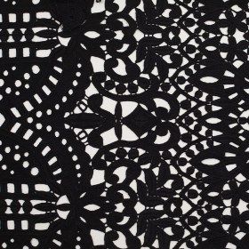 Black Novelty Cotton Guipure Lace Black Novelty Cotton Guipure Lace