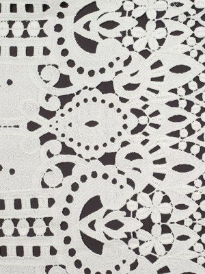 Novelty Cotton Guipure Lace – Beige Novelty Cotton Guipure Lace – Beige