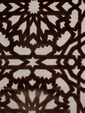 Bittersweet Brown Geometric Polyester-Acrylic-Flax Flocked Chenille Bittersweet Brown Geometric Polyester-Acrylic-Flax Flocked Chenille