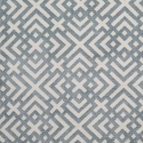 Mist Green and Erget White Geometric Acrylic-Polyester-Viscose Chenille Mist Green and Erget White Geometric Acrylic-Polyester-Viscose Chenille