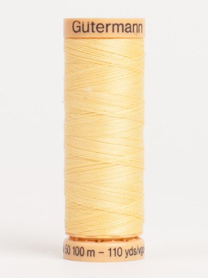 Gutermann Cotton Thread 100m – 1410 Light Yellow Gutermann Cotton Thread 100m – 1410 Light Yellow
