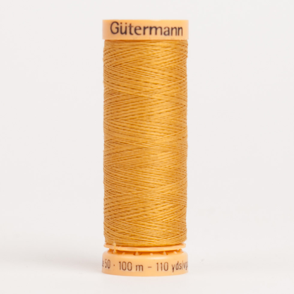 Gutermann Cotton Thread 100m – 1685 Gold Gutermann Cotton Thread 100m – 1685 Gold