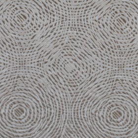 Linen Geometric Swirls on a Cotton and Polyester Woven Linen Geometric Swirls on a Cotton and Polyester Woven