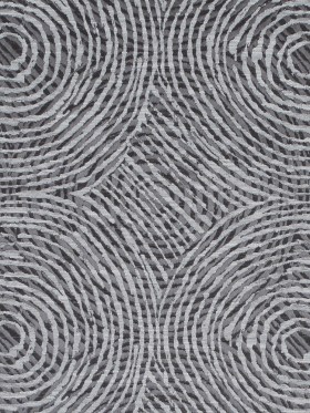 Slate Geometric Swirls on a Cotton and Polyester Woven Slate Geometric Swirls on a Cotton and Polyester Woven
