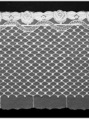 6″ White Cotton Floral Lace Trim 6″ White Cotton Floral Lace Trim