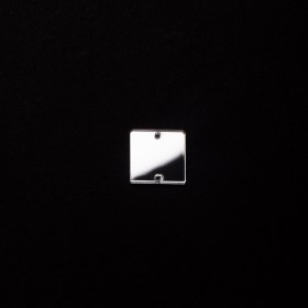 Silver Laminate 2-Hole Square Plastic Mirror – 40L/25.5mm Silver Laminate 2-Hole Square Plastic Mirror – 40L/25.5mm