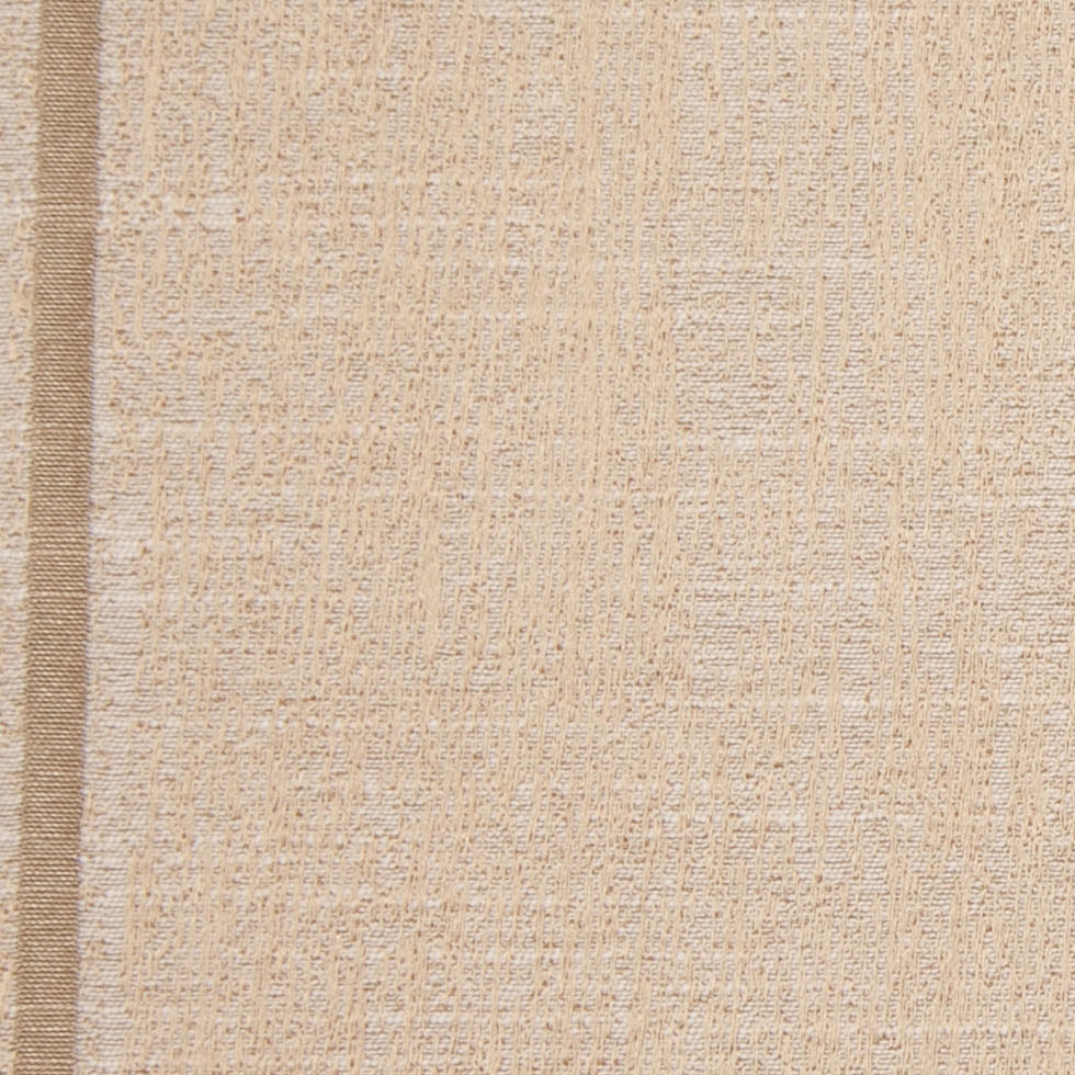 Indian Gold Striped Polyester-Cotton Brocade