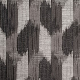 Indian Black/White Ikat-Like Poly/Cotton Brocade Indian Black/White Ikat-Like Poly/Cotton Brocade