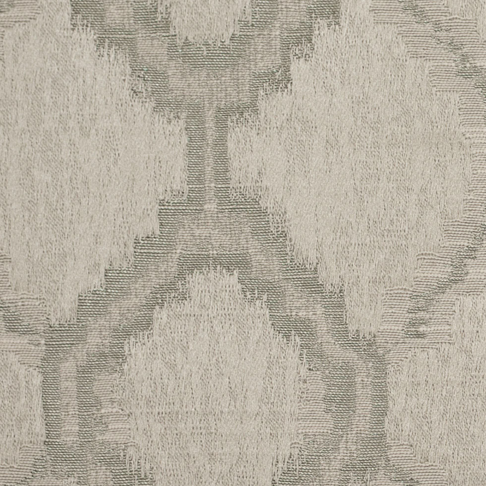 Indian Silver Geometric Poly/Cotton Woven