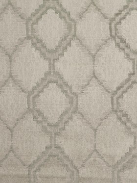 Indian Silver Geometric Poly/Cotton Woven Indian Silver Geometric Poly/Cotton Woven