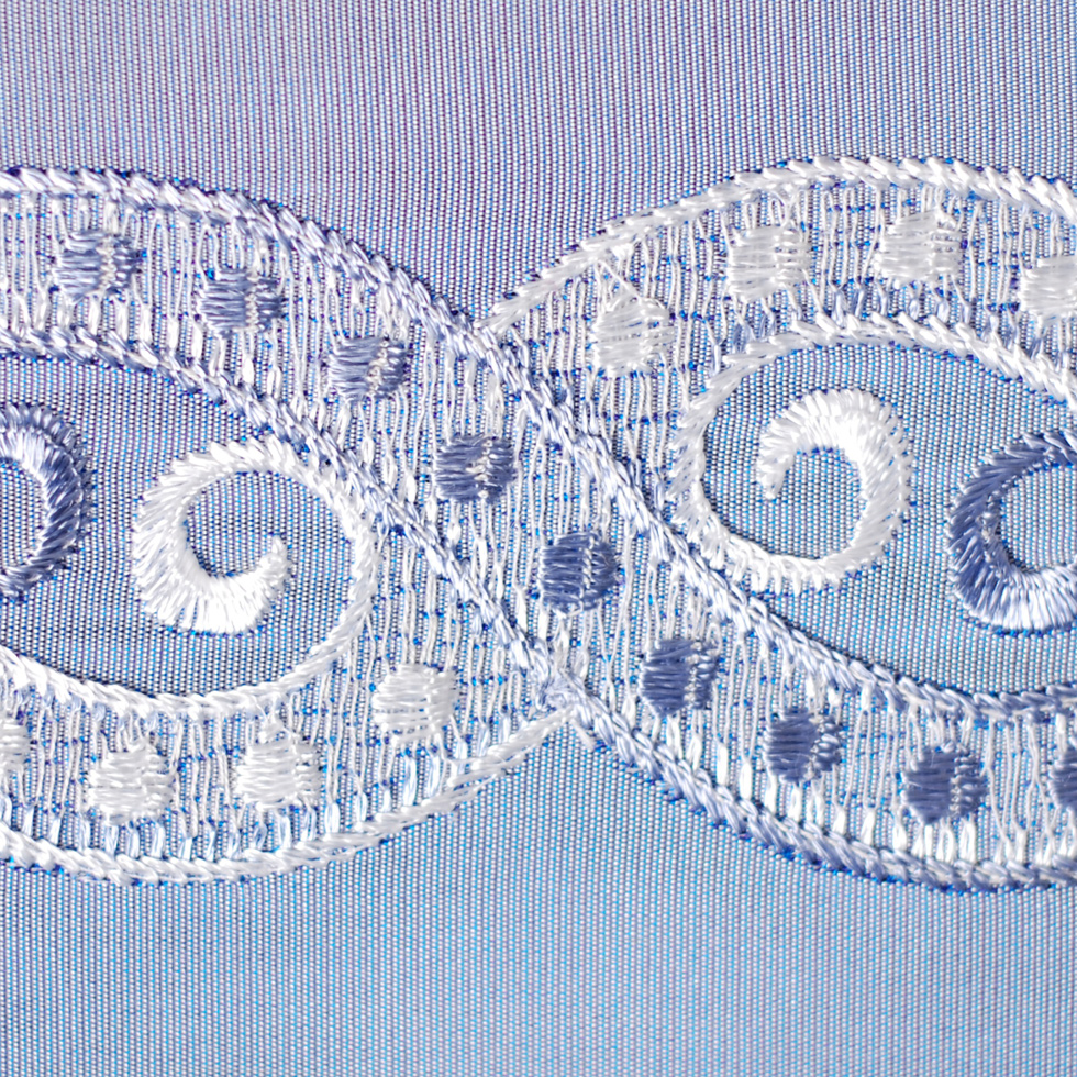 Sky Blue/Silver Jacquard Ribbon Sky Blue/Silver Jacquard Ribbon