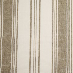 Indian Olive/White Striped Linen Woven Indian Olive/White Striped Linen Woven