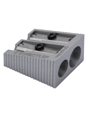 Staedtler Metal Pencil Sharpener – 2 Hole Staedtler Metal Pencil Sharpener – 2 Hole