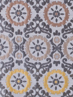 Brown and Gray Floral Brocade Brown and Gray Floral Brocade