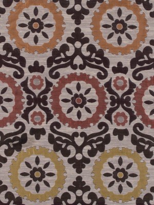 Brown, Gold and Copper Floral Brocade Brown, Gold and Copper Floral Brocade