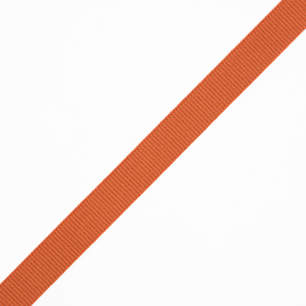 Orange Stretch Grosgrain – 0.625″ Orange Stretch Grosgrain – 0.625″