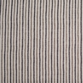 Spanish Gray Striped Poly/Cotton Canvas Spanish Gray Striped Poly/Cotton Canvas