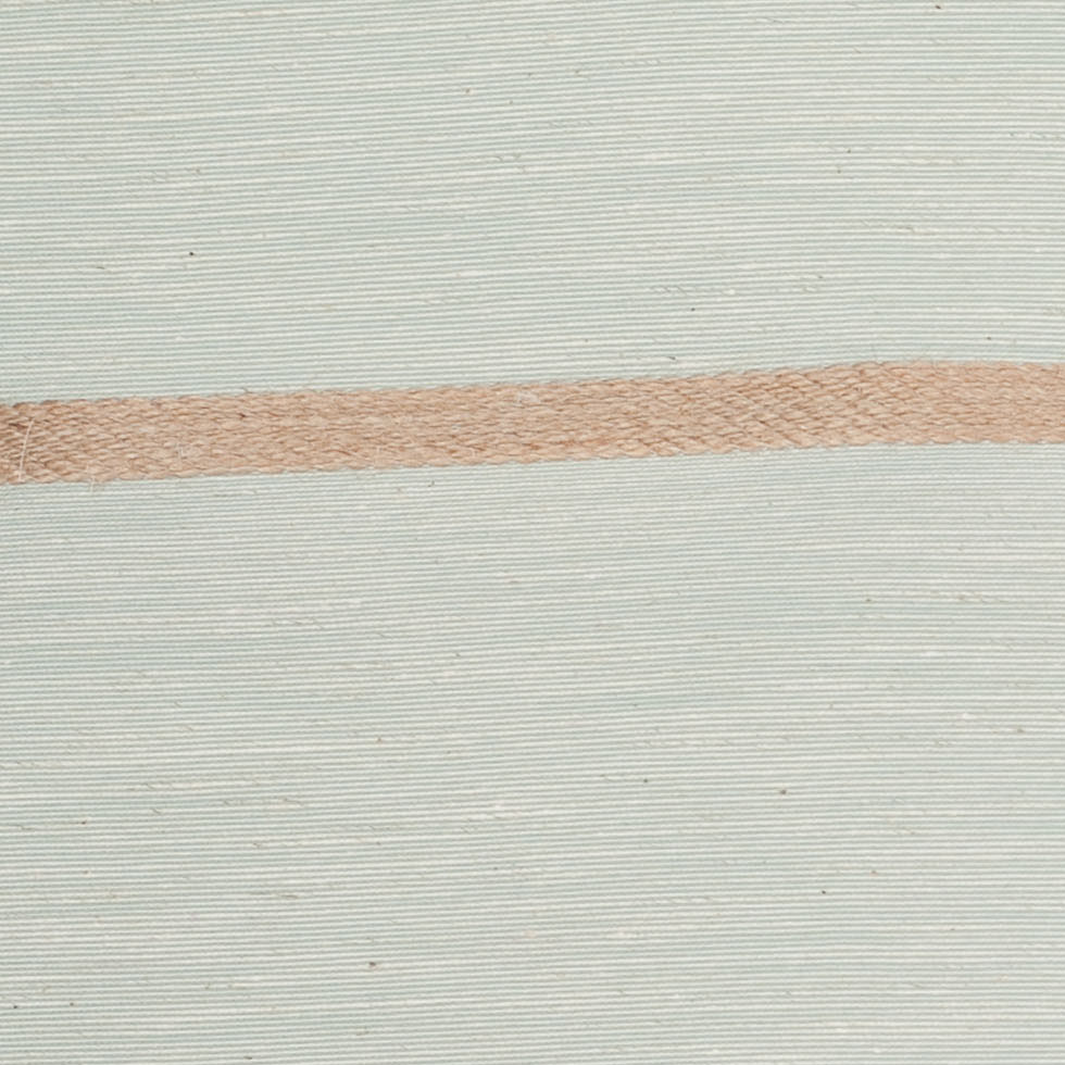 Spanish Spa Blue Striped Poly Blended Woven