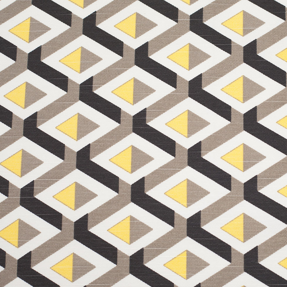 Spanish Yellow Geometric Woven Spanish Yellow Geometric Woven