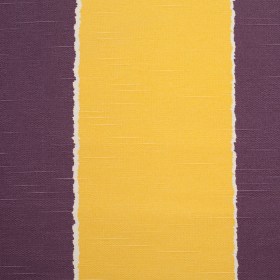Spanish Yellow/Purple Striped Poly-Cotton Woven Spanish Yellow/Purple Striped Poly-Cotton Woven