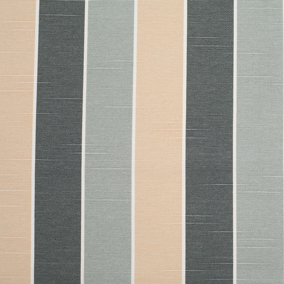 Spanish Gray-1 Striped Poly-Cotton Woven Spanish Gray-1 Striped Poly-Cotton Woven