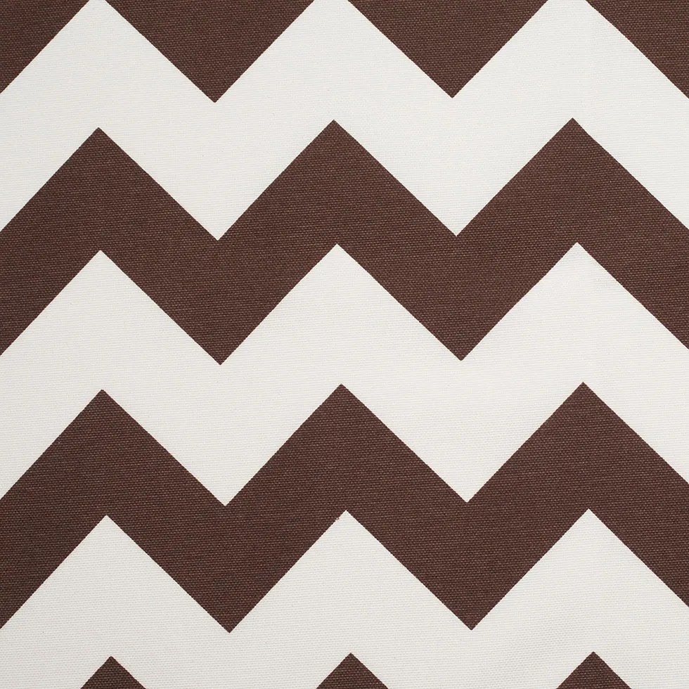 Spanish Espresso/White Geometric Poly-Cotton Woven Spanish Espresso/White Geometric Poly-Cotton Woven