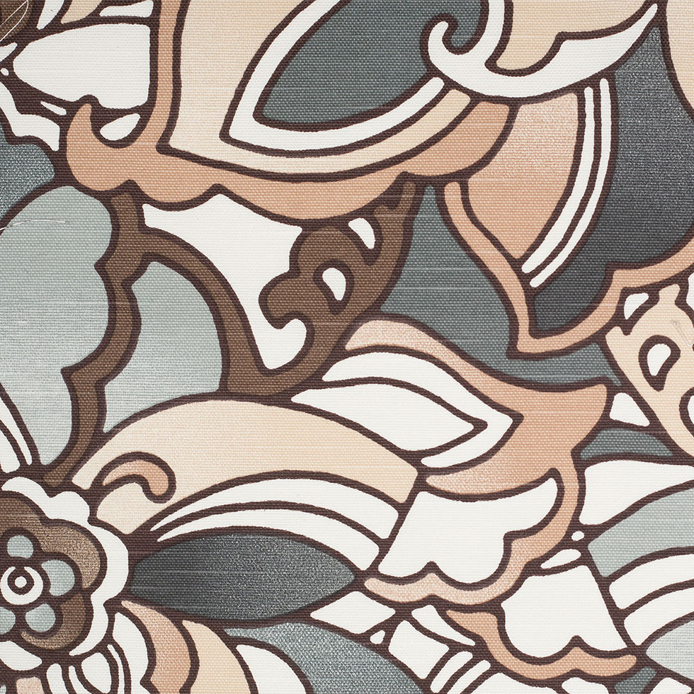 Spanish Gray/Brown Floral Woven Spanish Gray/Brown Floral Woven