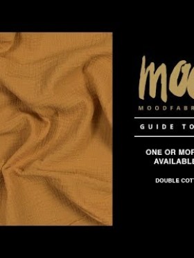 Double Cotton Gauze – Black – Talamanca Collection Double Cotton Gauze – Black – Talamanca Collection