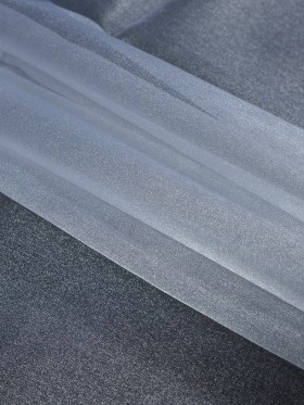Sparkle Nylon Organza – White Sparkle Nylon Organza – White