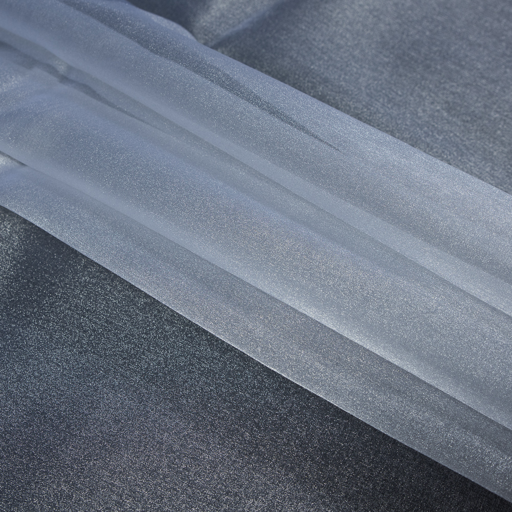 Sparkle Nylon Organza – White Sparkle Nylon Organza – White