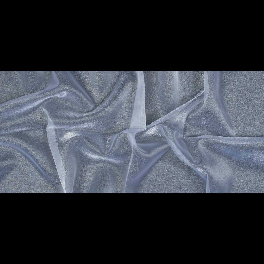 Sparkle Nylon Organza – White Sparkle Nylon Organza – White