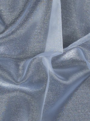 Sparkle Nylon Organza – White Sparkle Nylon Organza – White