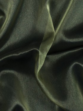 Olive Iridescent Nylon Organza Olive Iridescent Nylon Organza