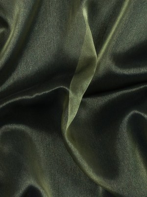 Olive Iridescent Nylon Organza Olive Iridescent Nylon Organza