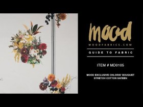 Stretch Cotton Sateen – White Floral and Stripes – Chloris’ Bouquet Print – Mood Exclusive Gaia Collection Stretch Cotton Sateen – White Floral and Stripes – Chloris’ Bouquet Print – Mood Exclusive Gaia Collection
