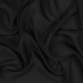 Polyester Chiffon – Black – Regina Collection Polyester Chiffon – Black – Regina Collection