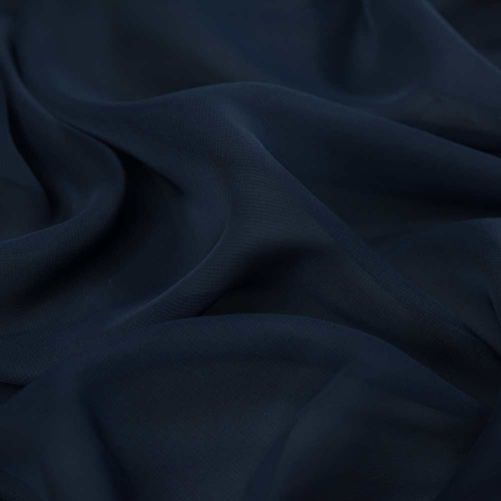 Polyester Chiffon – Navy – Regina Collection Polyester Chiffon – Navy – Regina Collection